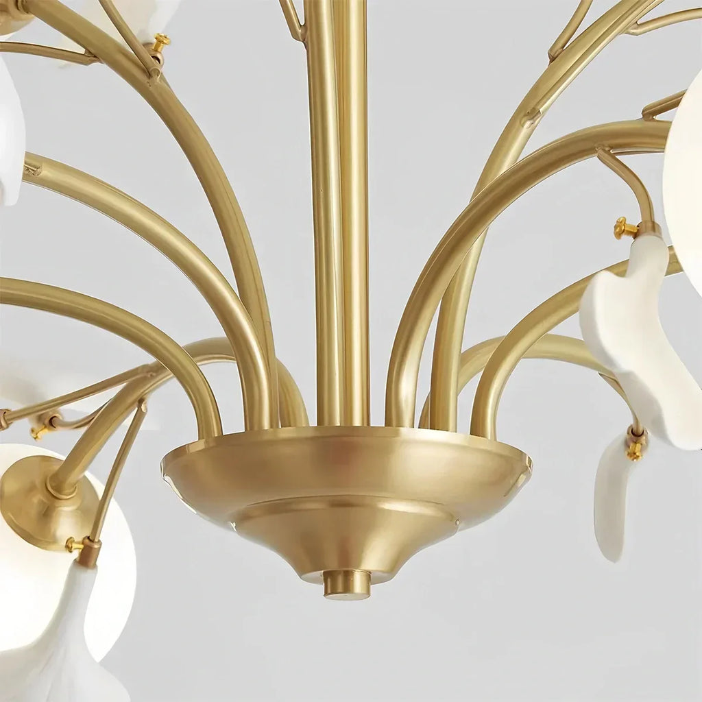 Thalassa Ginkgo Chandelier for Living Room | Desfino