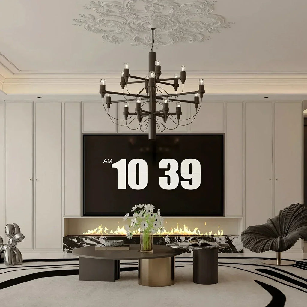Tiered Modern Candle Chandelier | Desfino