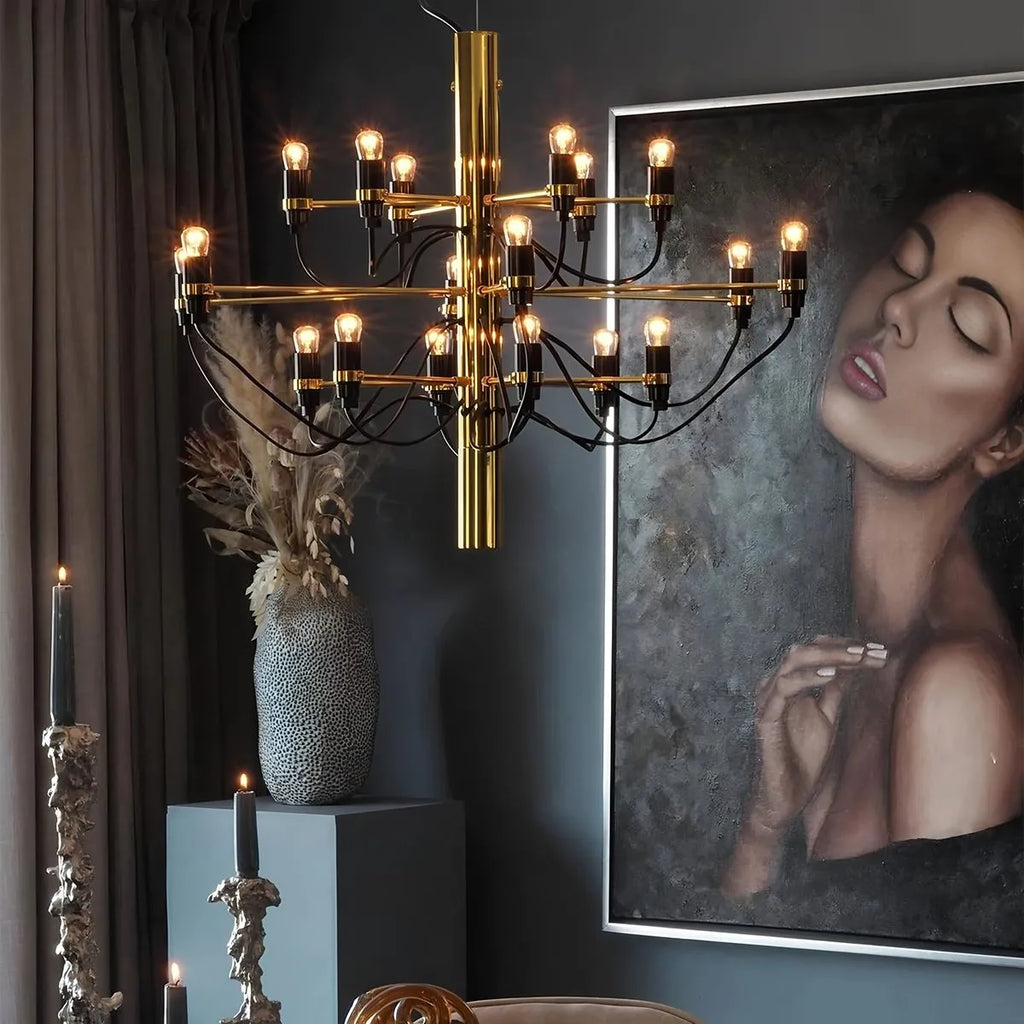 Tiered Modern Candle Chandelier | Desfino