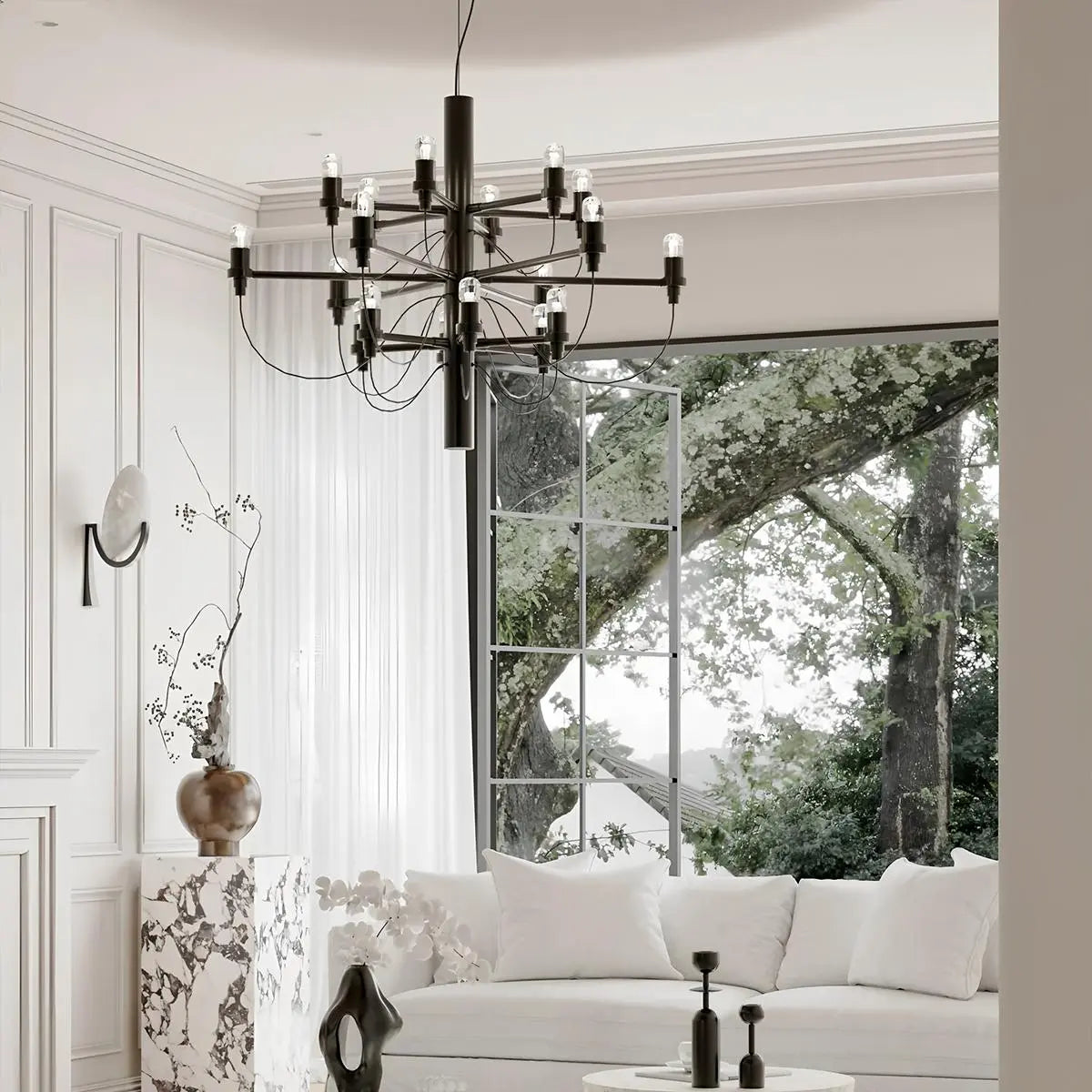 Tiered Modern Candle Chandelier | Desfino