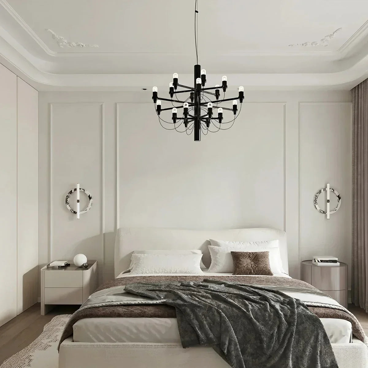 Tiered Modern Candle Chandelier | Desfino