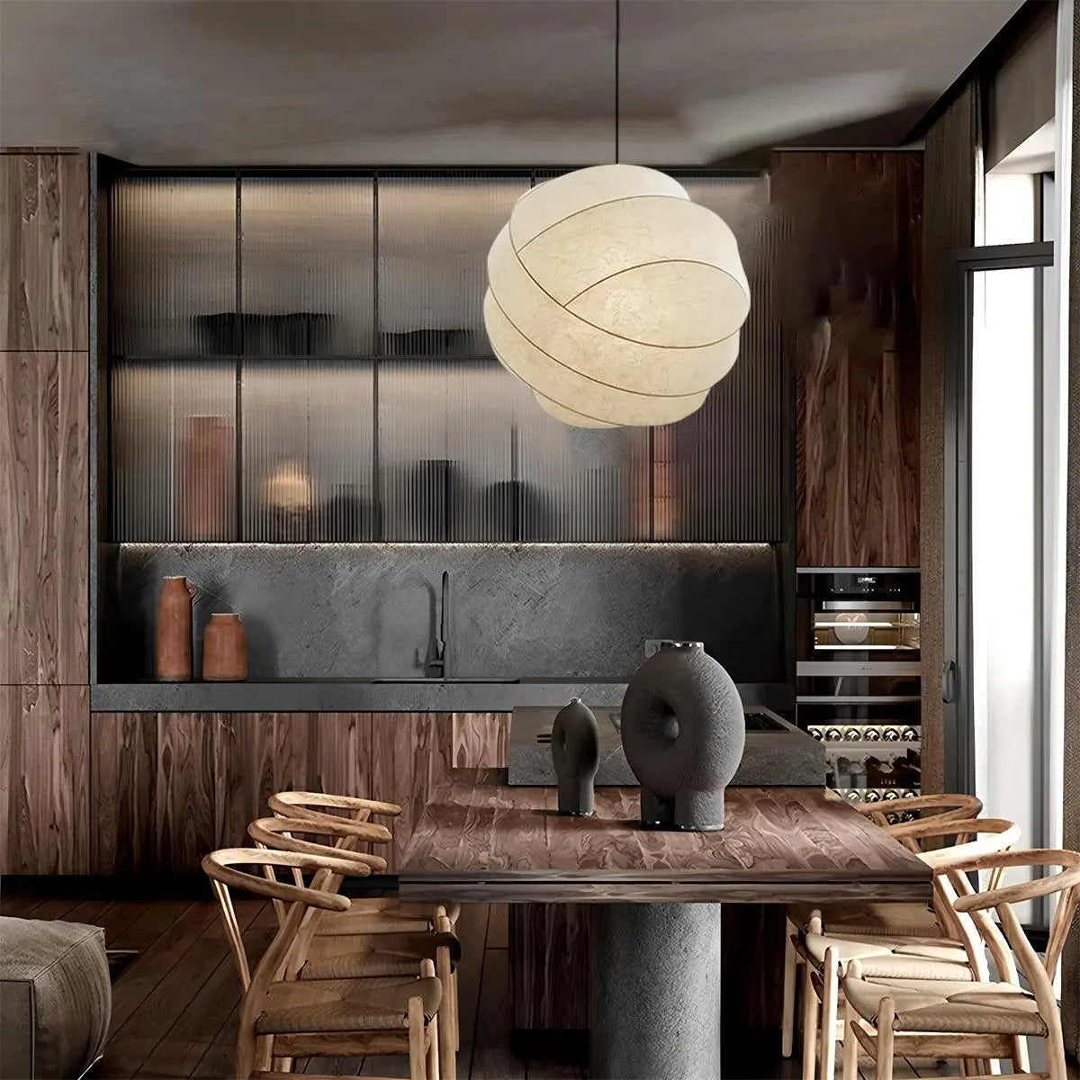 Turner Modern Spherical Pendant Light for Dining Room | Desfino