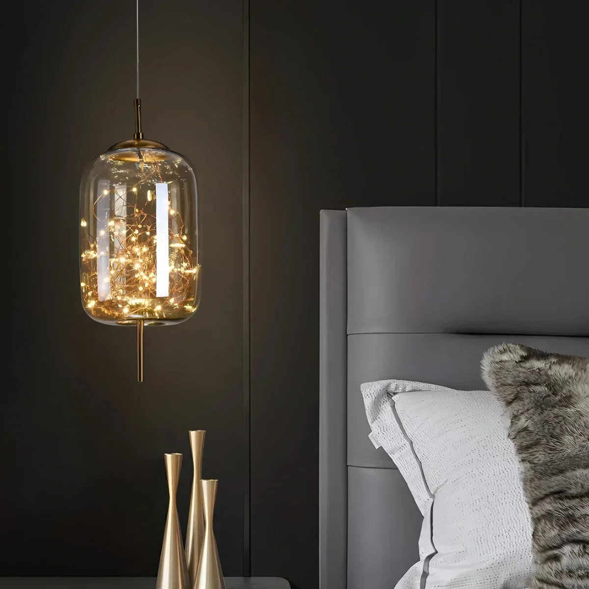 Moderne Pendelleuchte Twirl für das Schlafzimmer | Desfino