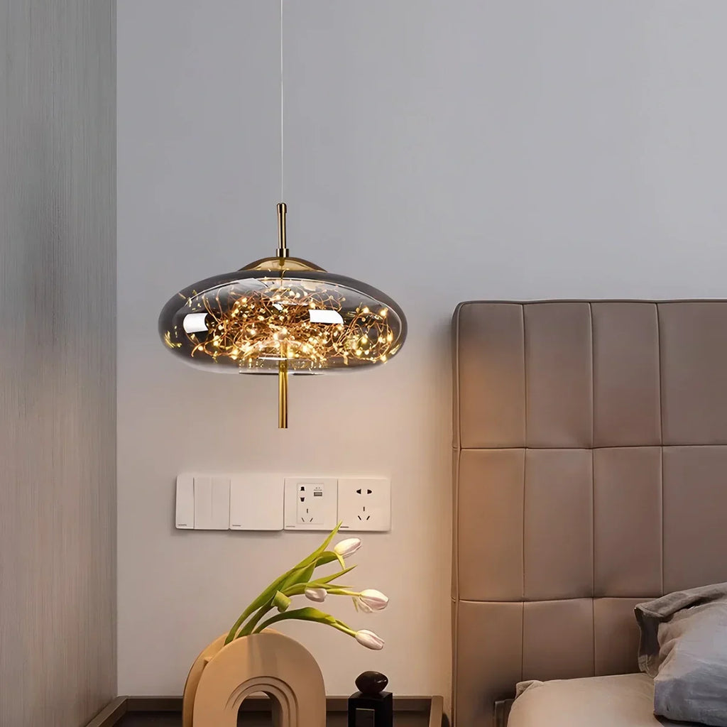 Moderne Pendelleuchte Twirl für das Schlafzimmer | Desfino