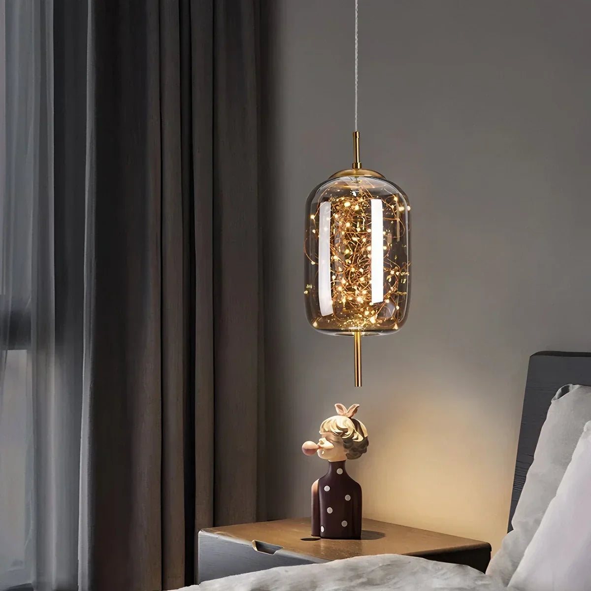 Moderne Pendelleuchte Twirl für das Schlafzimmer | Desfino