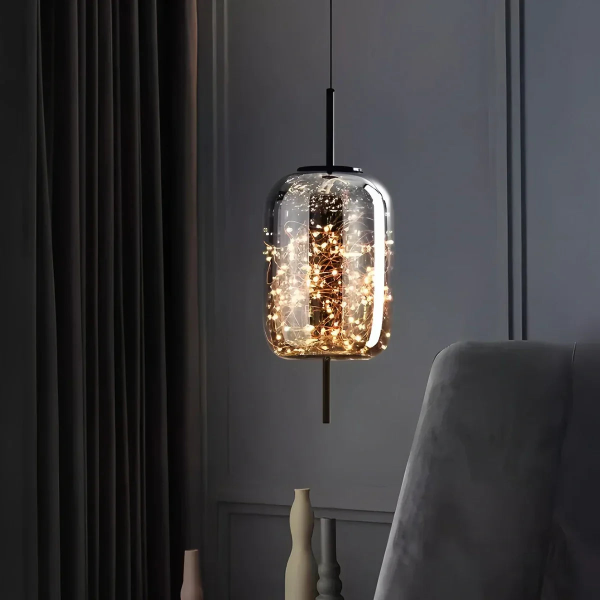 Moderne Pendelleuchte Twirl für das Schlafzimmer | Desfino