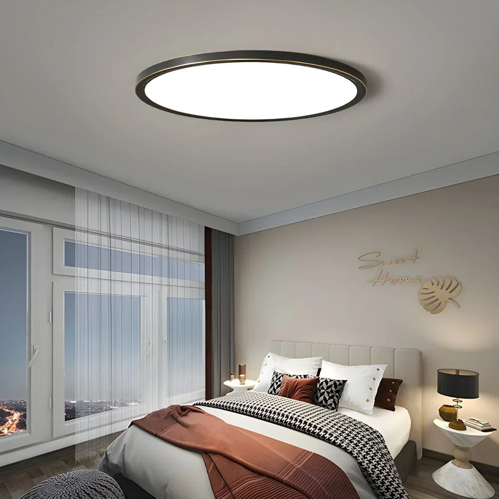 Ultra Thin Minimalist Ceiling Light for Bedroom | Desfino