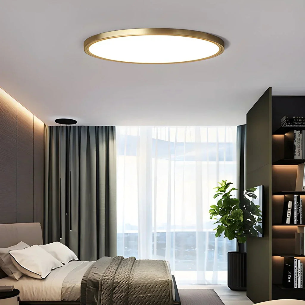 Ultra Thin Minimalist Ceiling Light for Bedroom | Desfino