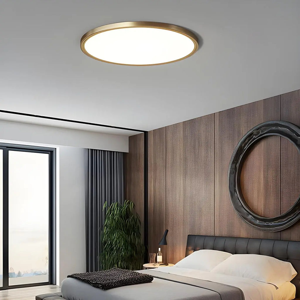 Ultra Thin Minimalist Ceiling Light for Bedroom | Desfino
