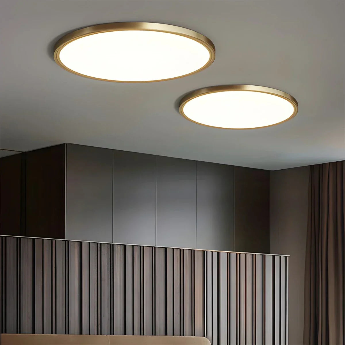 Ultra Thin Minimalist Ceiling Light for Bedroom | Desfino