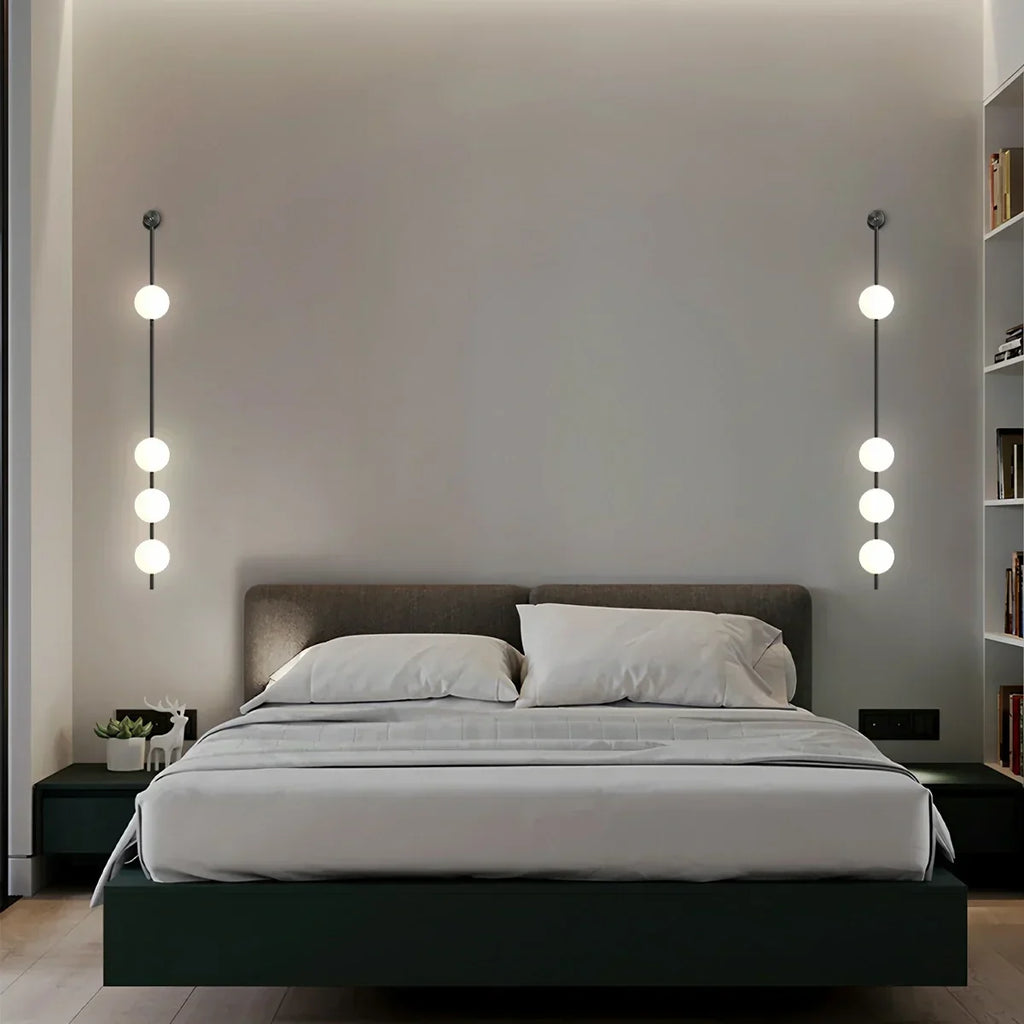 Vertical Balls Wall Lamp for Corridor | Desfino