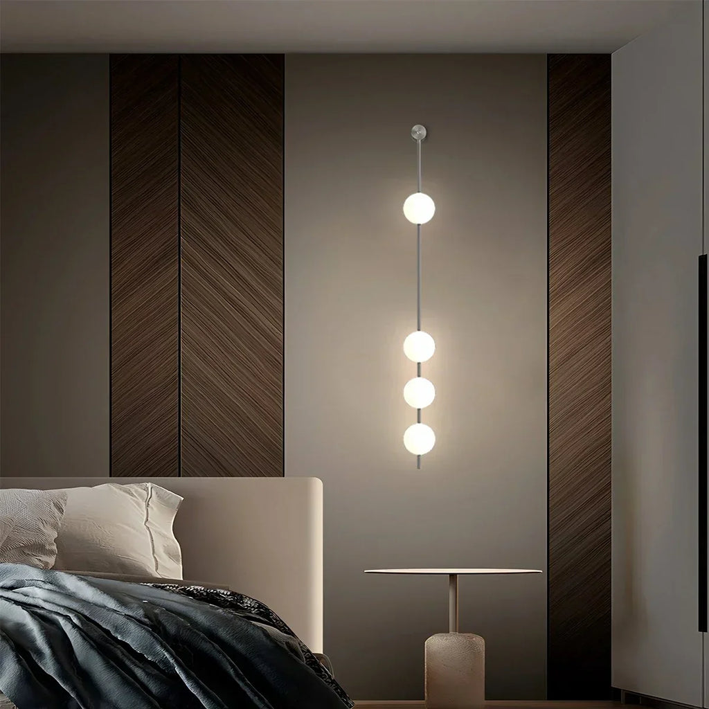 Vertical Balls Wall Lamp for Corridor | Desfino