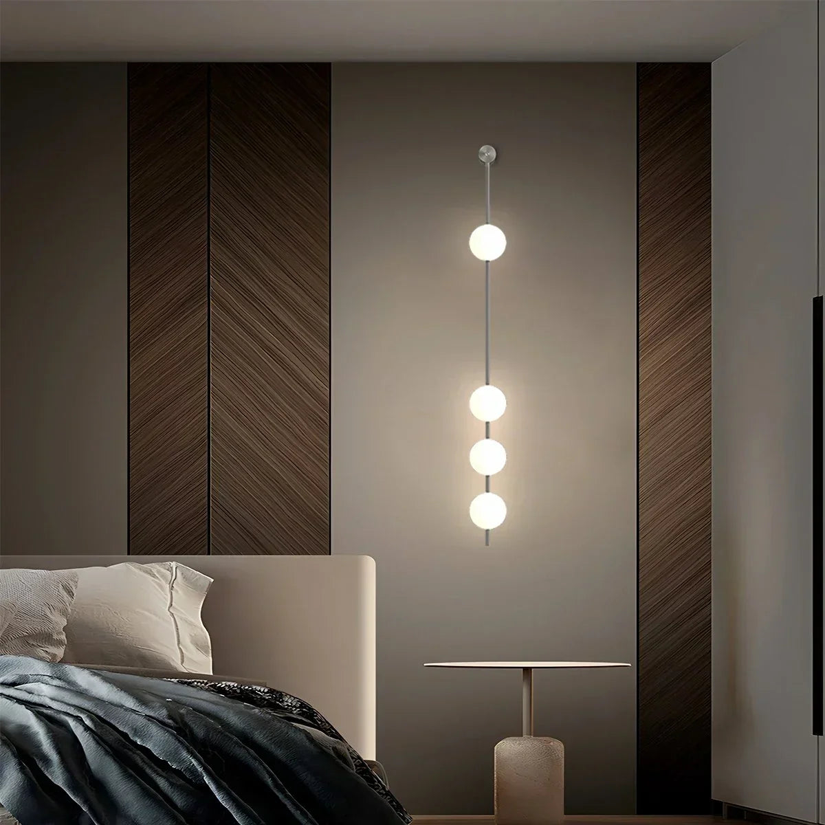 Vertical Balls Wall Lamp for Corridor | Desfino