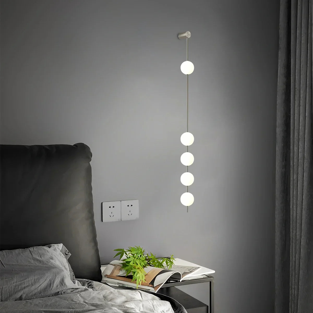 Vertical Balls Wall Lamp for Corridor | Desfino