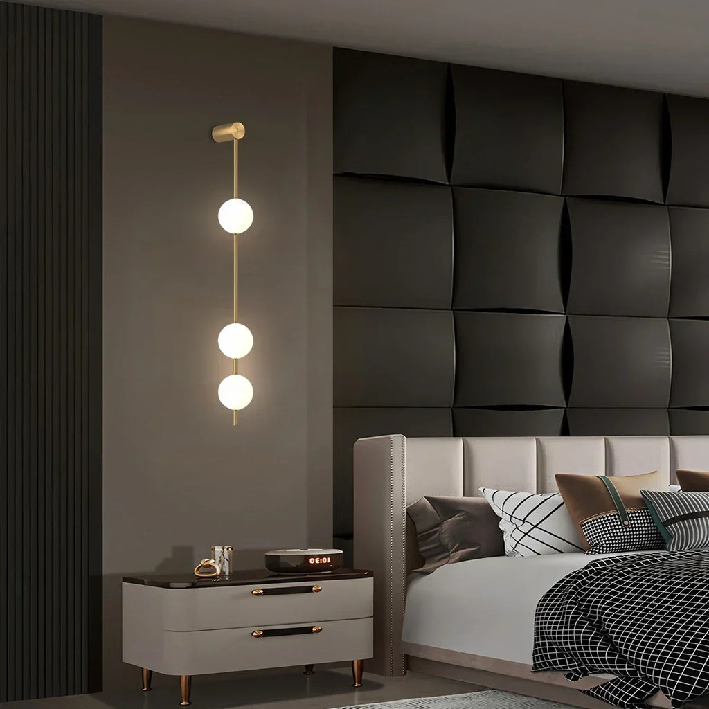 Vertical Balls Wall Lamp for Corridor | Desfino