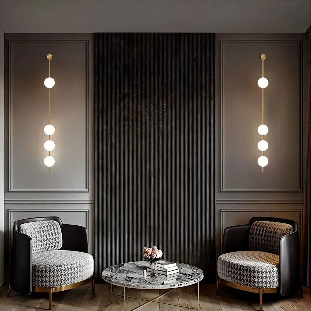 Vertical Balls Wall Lamp for Corridor | Desfino