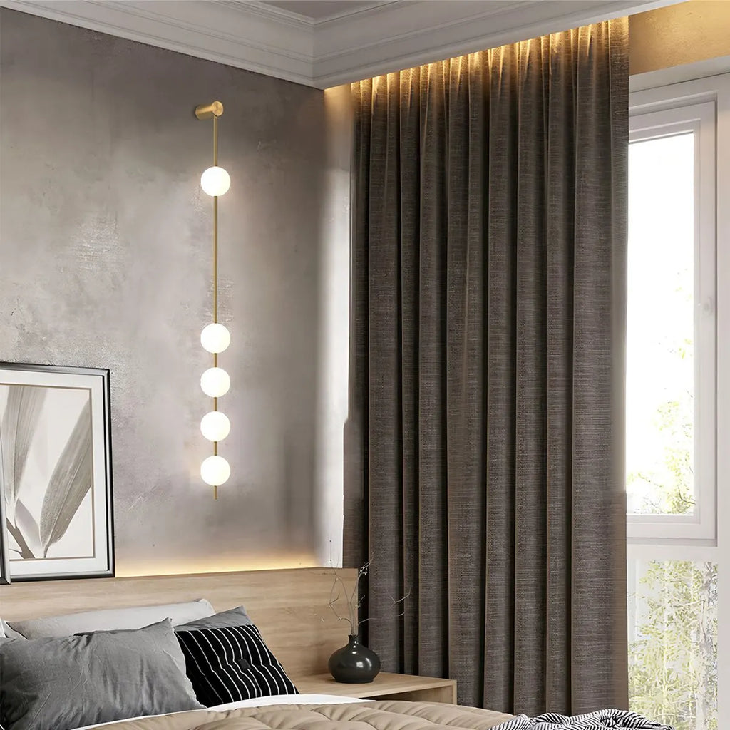 Vertical Balls Wall Lamp for Corridor | Desfino