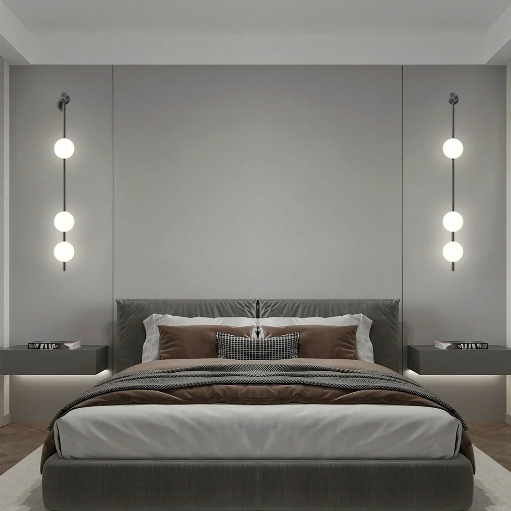 Vertical Balls Wall Lamp for Corridor | Desfino