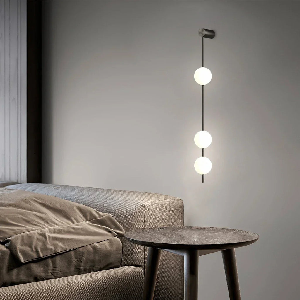 Vertical Balls Wall Lamp for Corridor | Desfino