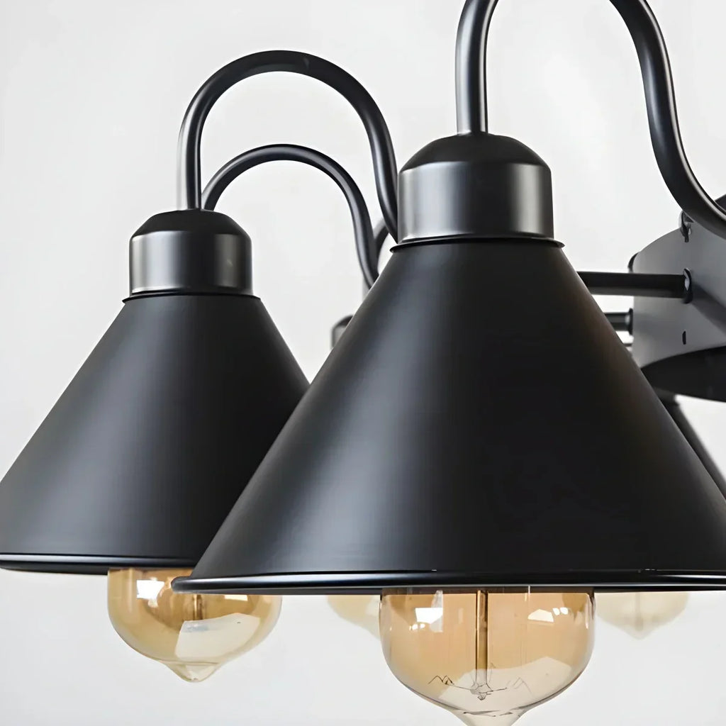 Vintage Industrial Rope Chandelier for Dining Area | Desfino