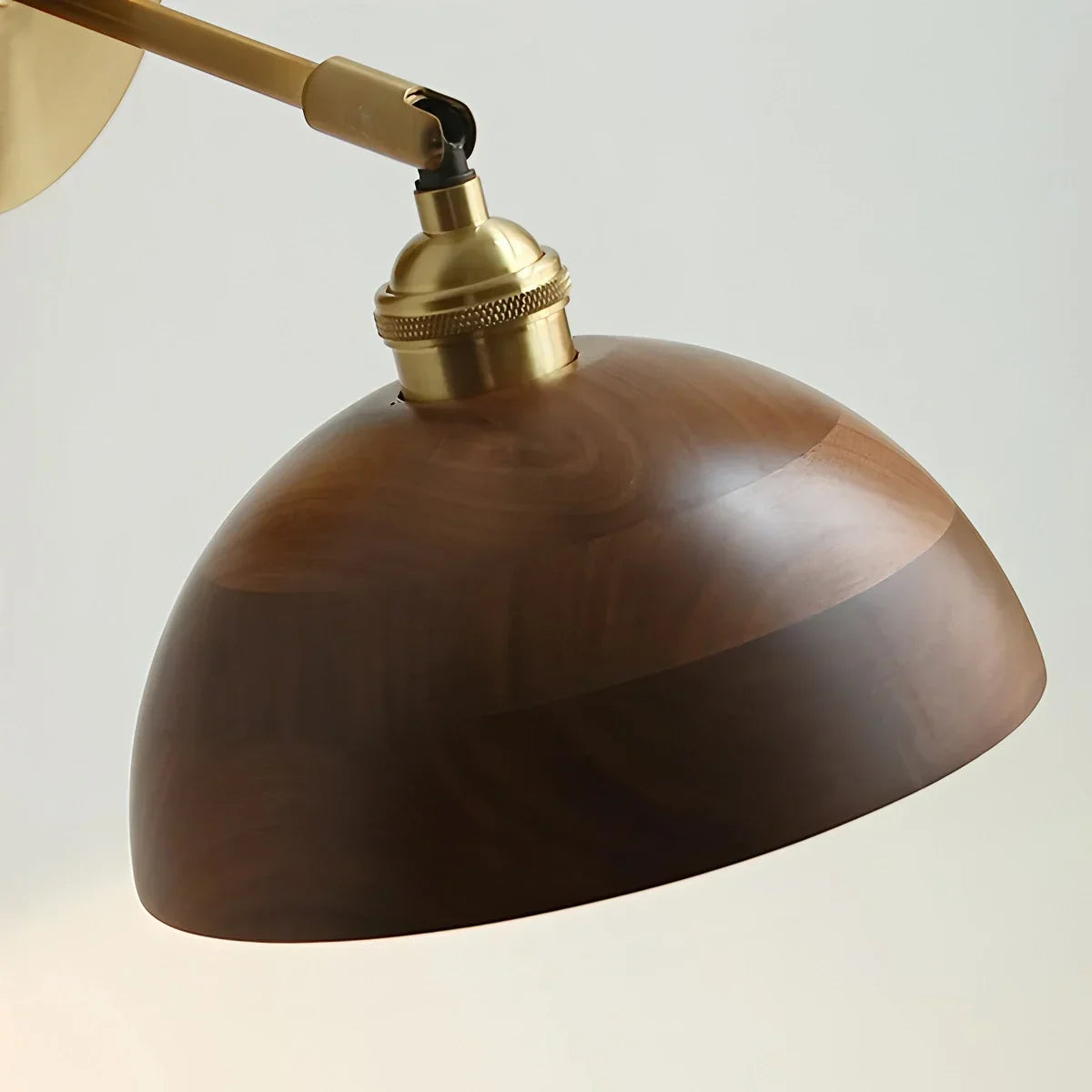 Vintage Wood Pull Chain Switch Wall Lamp | Desfino