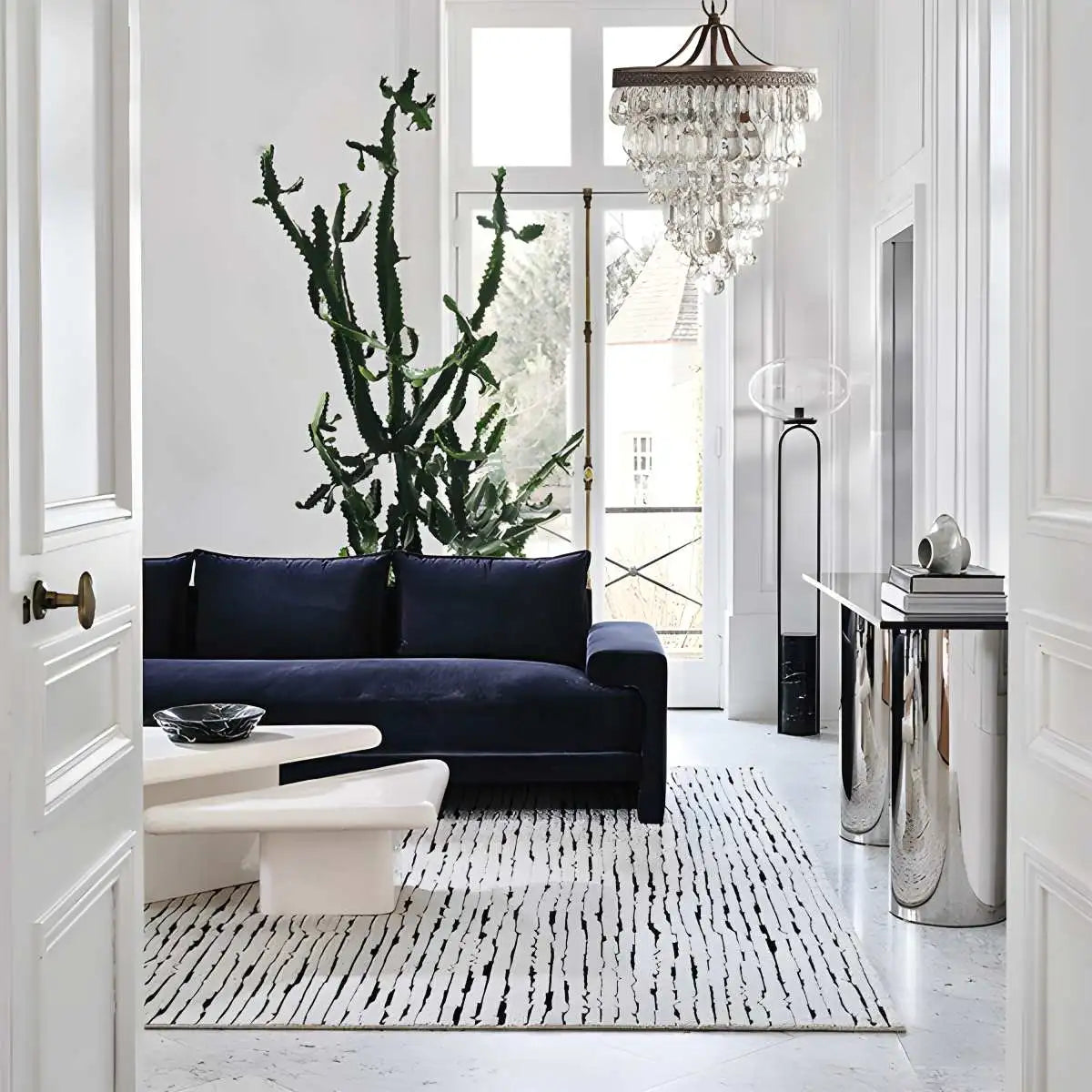 Vintage Crystal Pendent Light for Living Room | Desfino