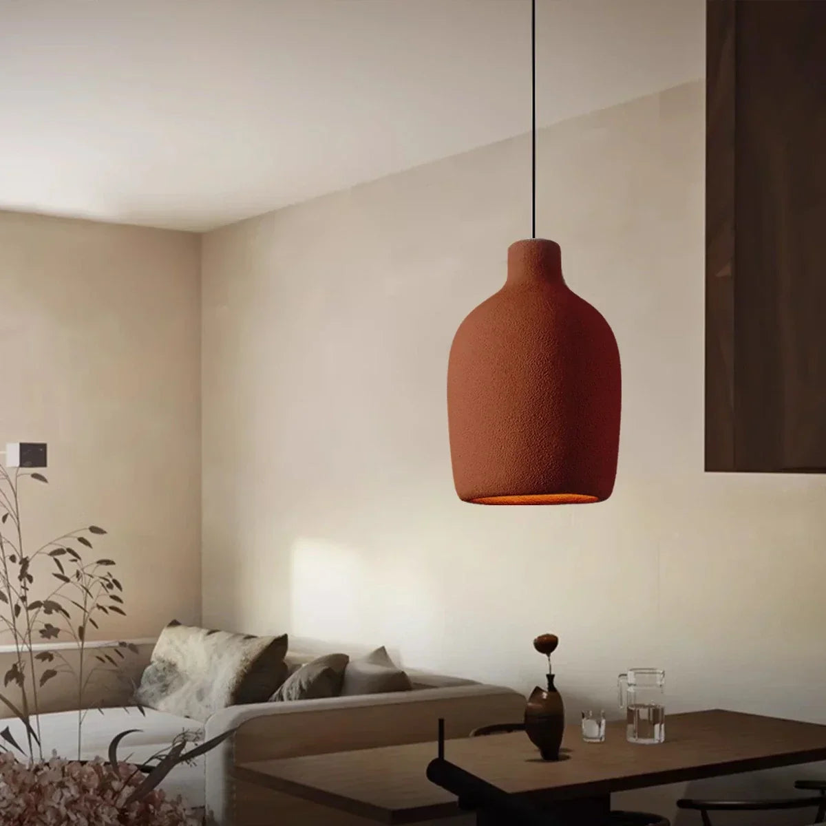 Pendelleuchte im Wabi-Sabi-Stil für das Esszimmer | Desfino