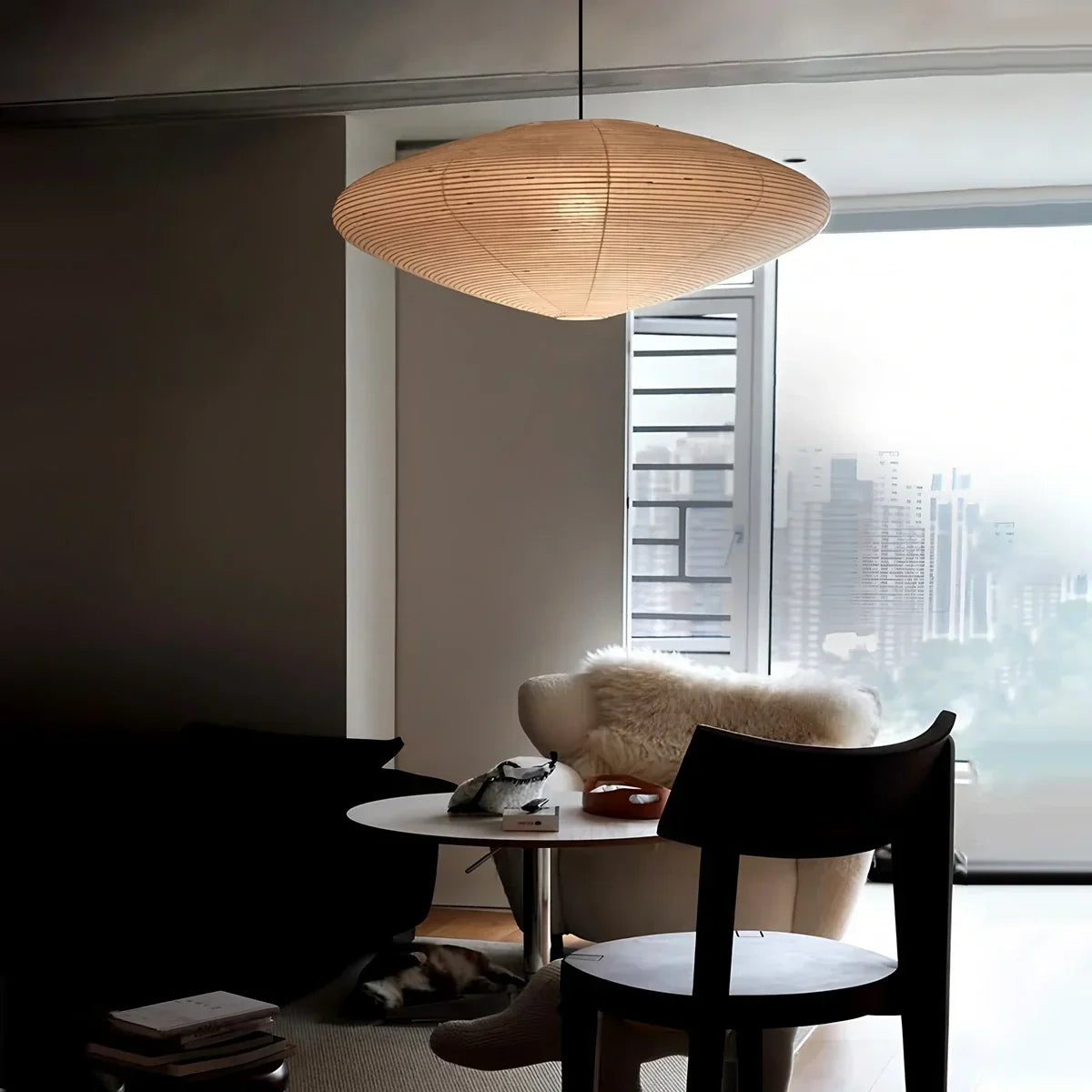 Washi Paper A Series Pendant Light for Dining Room | Desfino