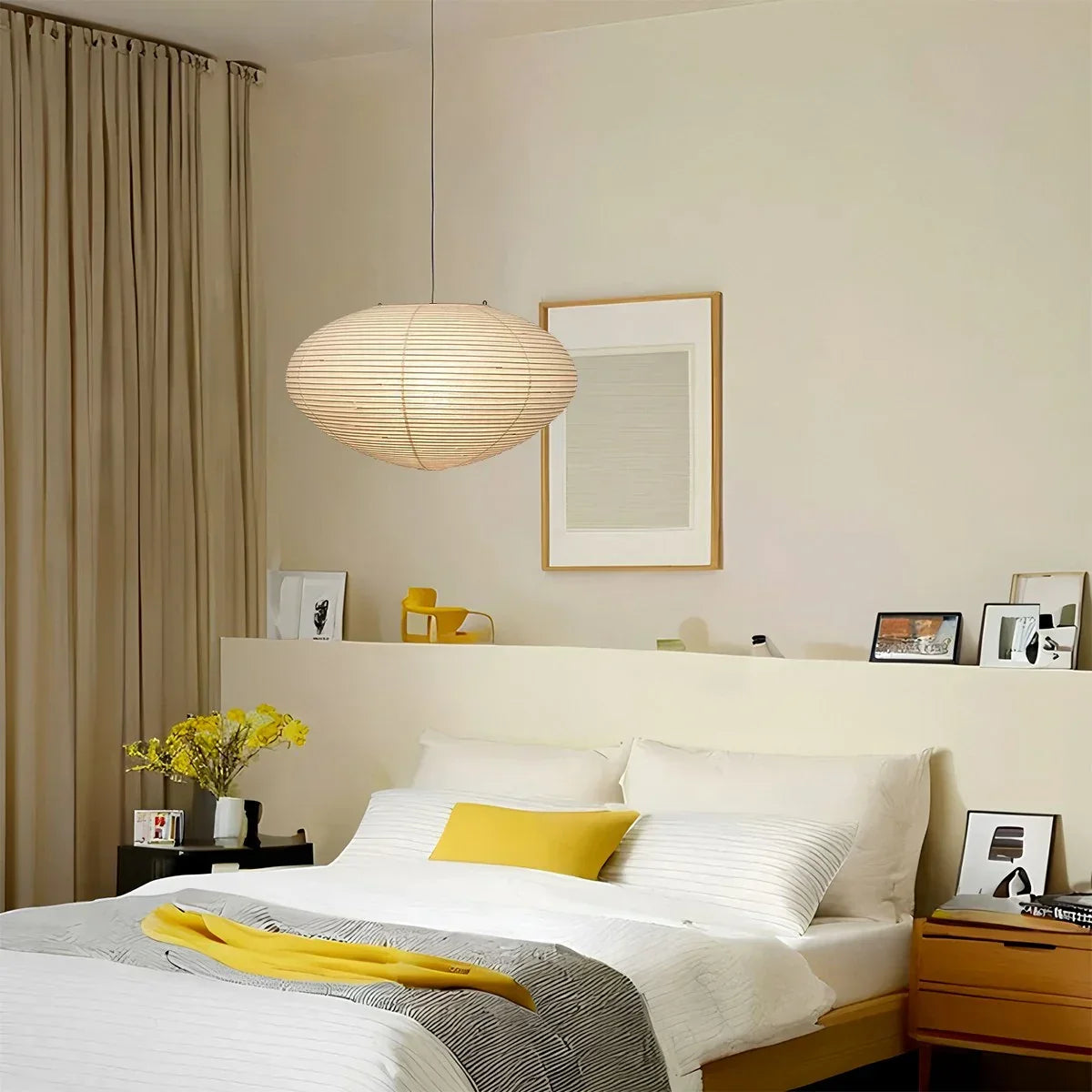 Washi Paper A Series Pendant Light for Dining Room | Desfino
