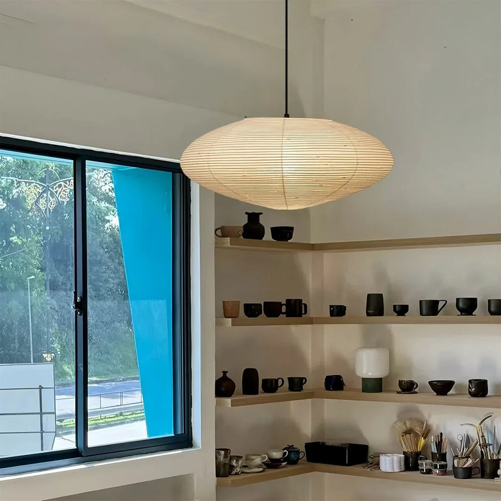Washi Paper A Series Pendant Light for Dining Room | Desfino