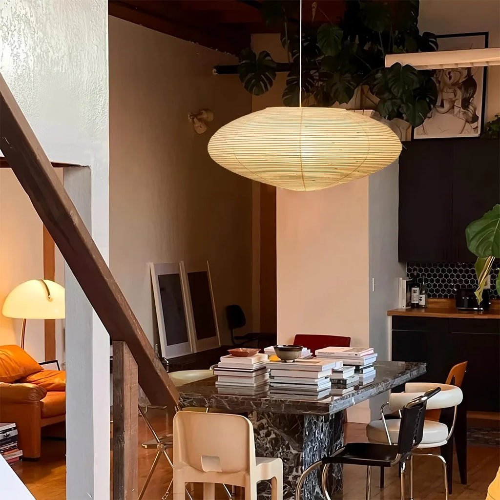 Washi Paper A Series Pendant Light for Dining Room | Desfino