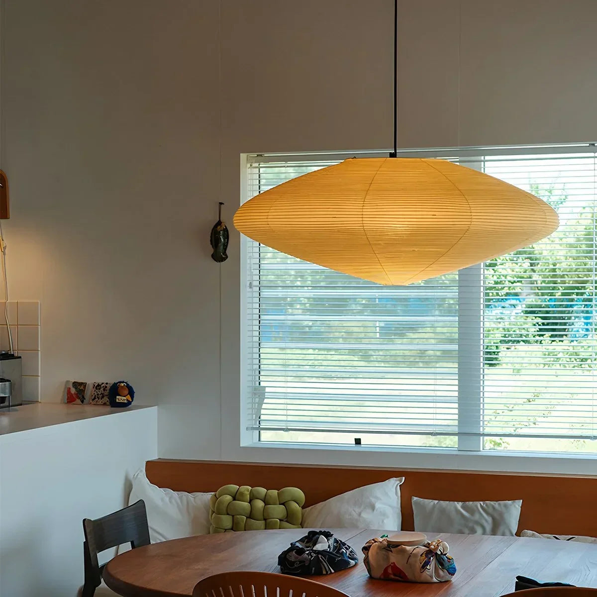Washi Paper A Series Pendant Light for Dining Room | Desfino