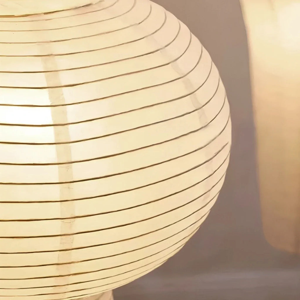 Washi Paper Corner Pendant Light for High Ceilings | Desfino