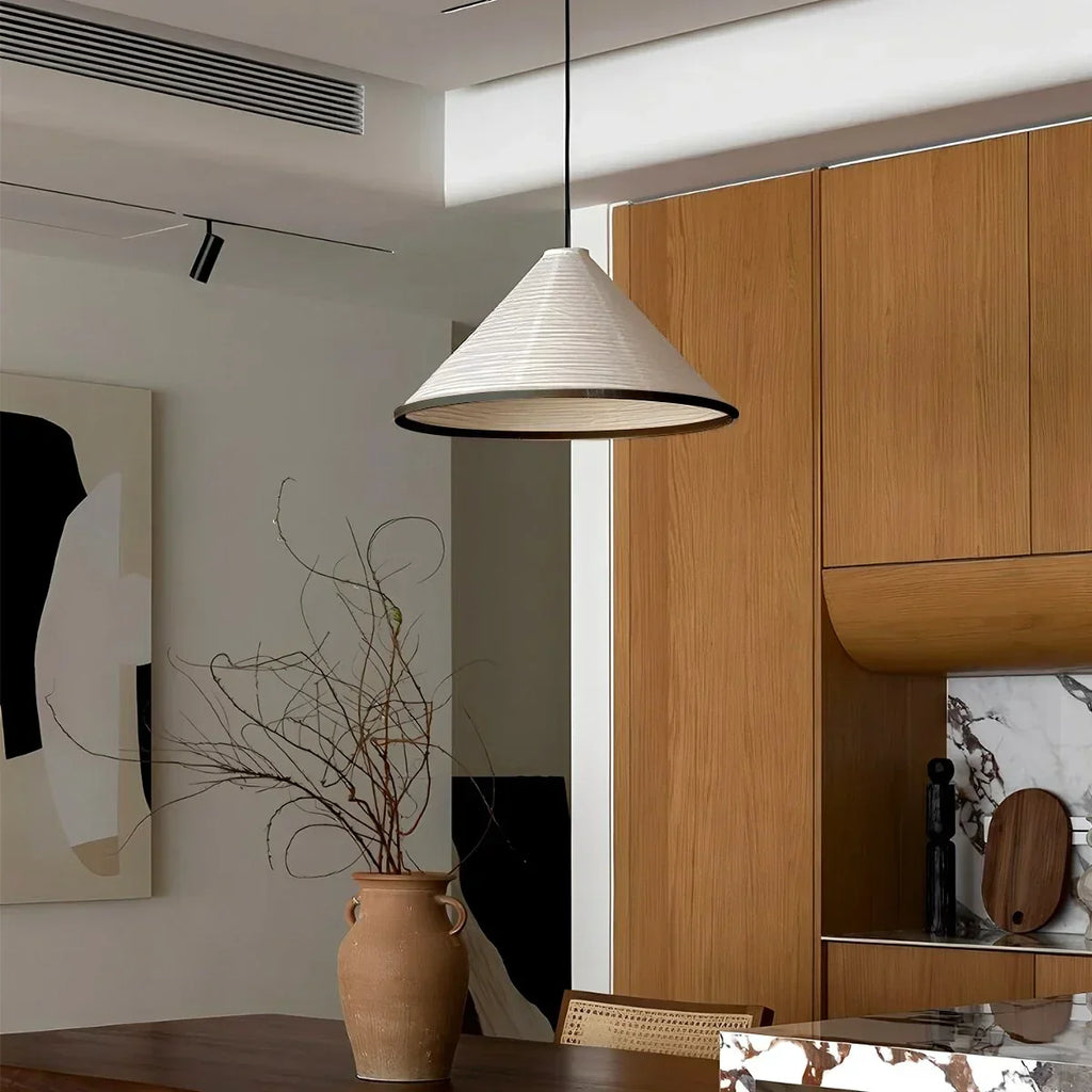 Pendelleuchte Hat aus Washi-Papier für das Esszimmer | Desfino
