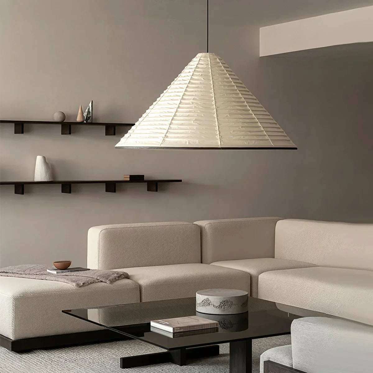 Pendelleuchte Hat aus Washi-Papier für das Esszimmer | Desfino