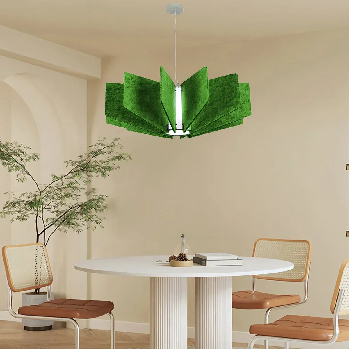 Wing Panel Acoustic Pendant Light for Living Room | Desfino