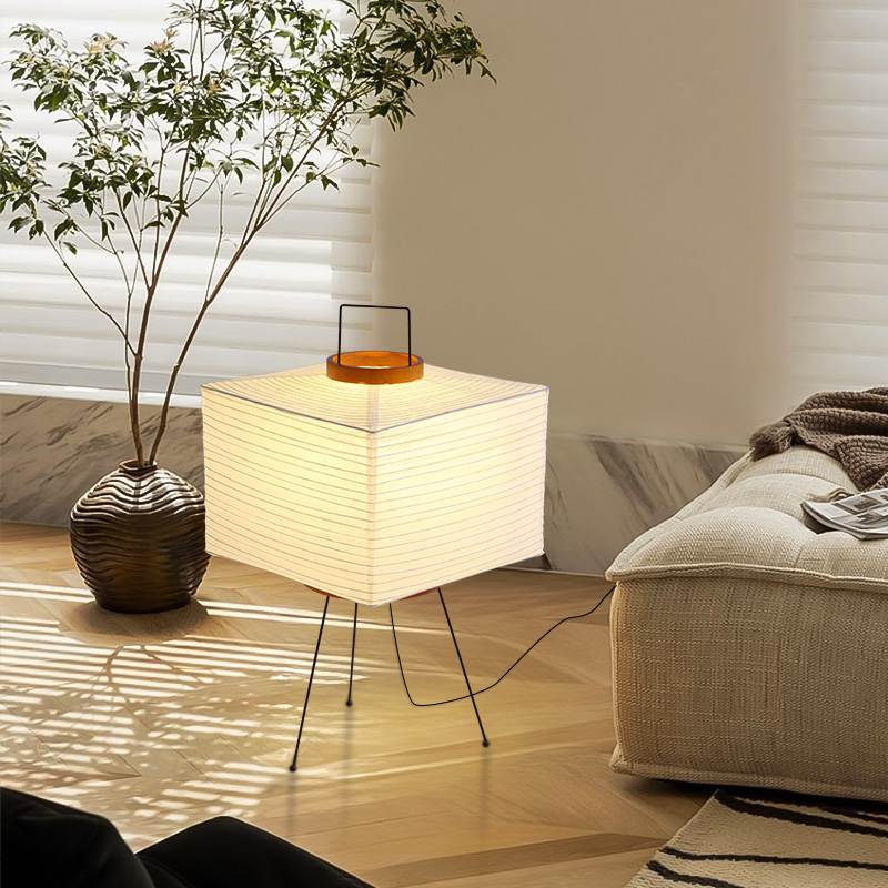 Rice Paper Art Floor & Table Lamp | Desfino