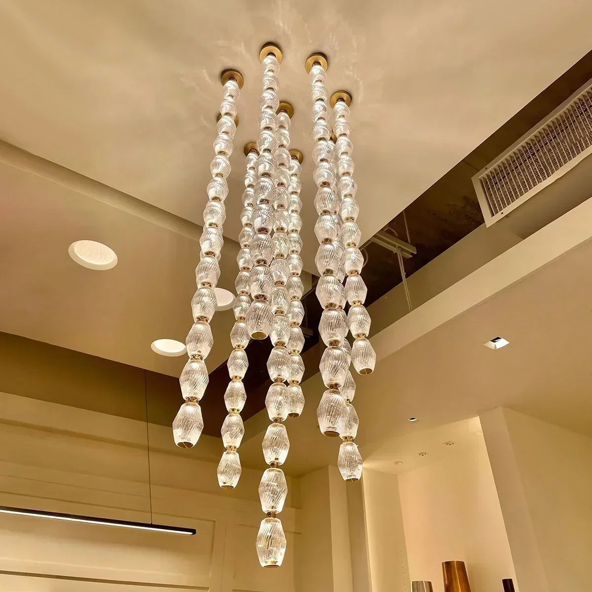 Zypheria Art Deco Czech Glass Beaded Chandelier | Desfino