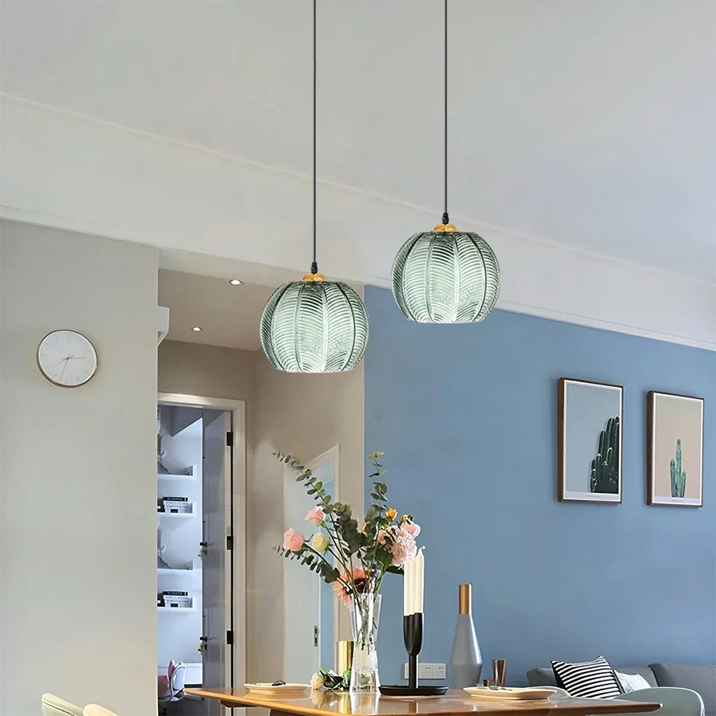 Aalin Frosted Glass Pendant Light for Dining Room | Desfino