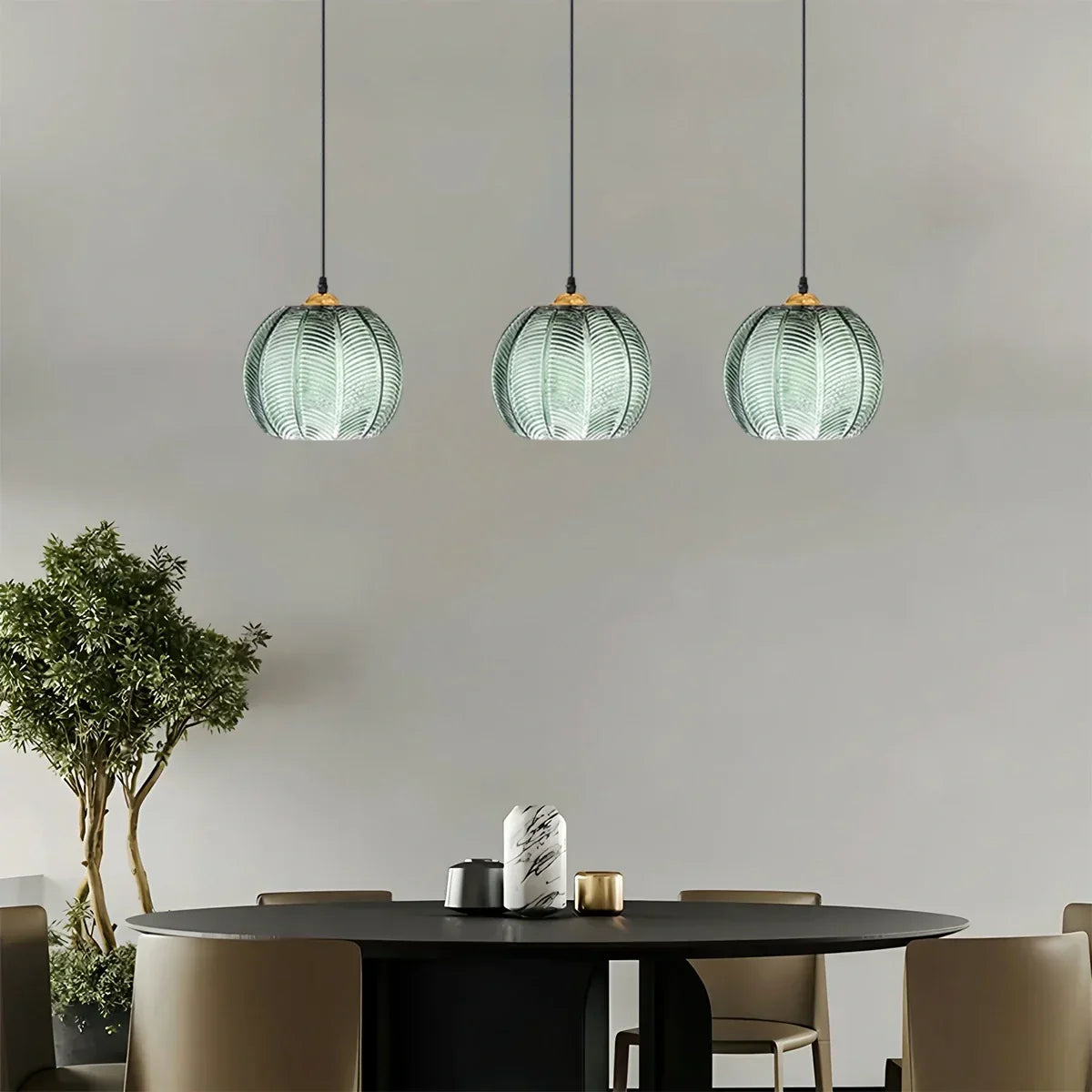 Aalin Frosted Glass Pendant Light for Dining Room | Desfino