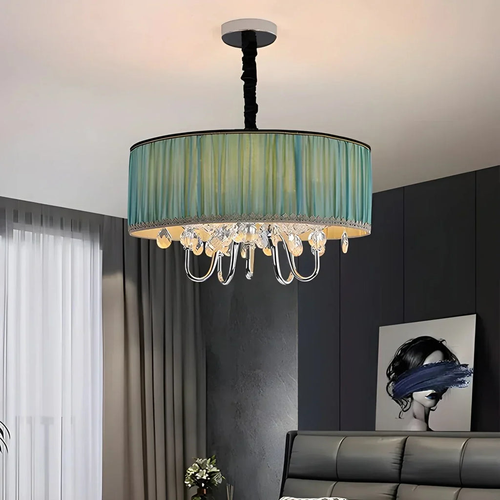 Alloy Luxury Crystal  Pendant Light for Living Room | Desfino