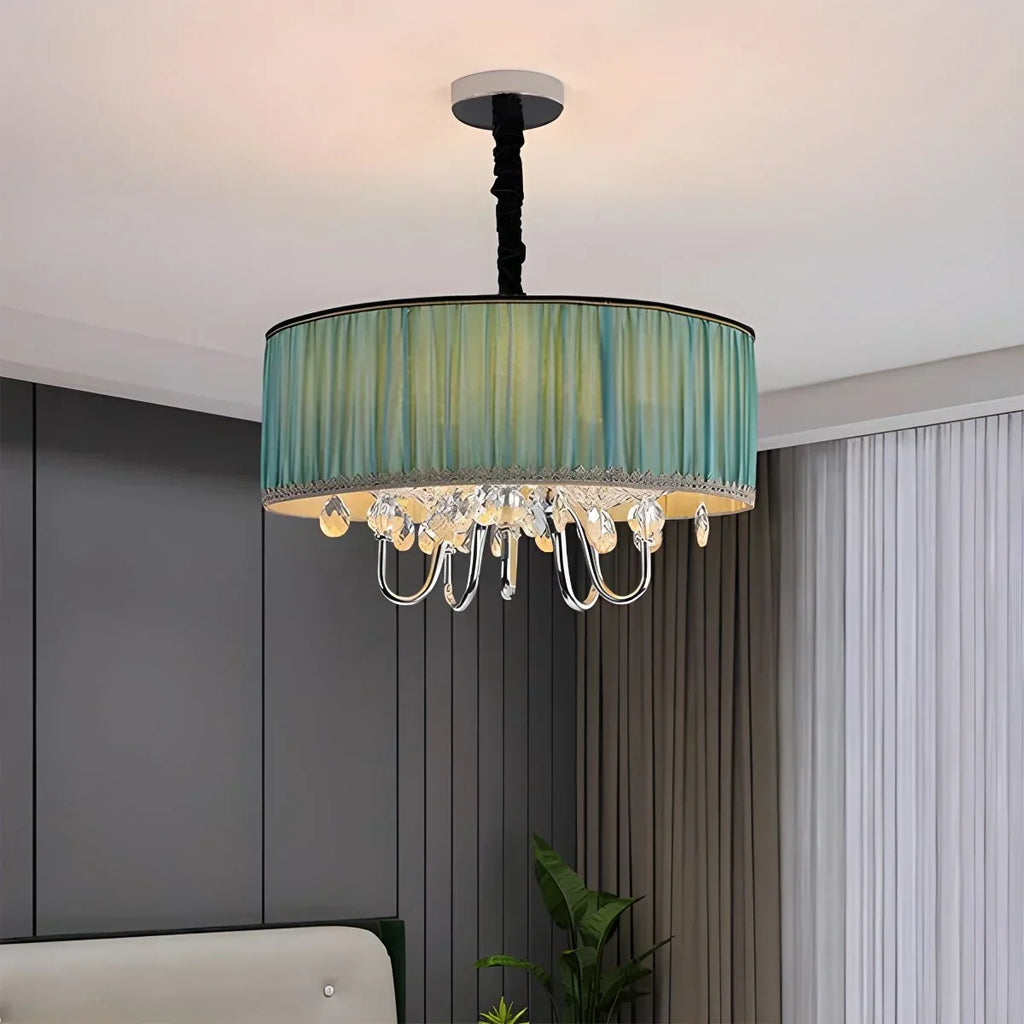 Alloy Luxury Crystal  Pendant Light for Living Room | Desfino