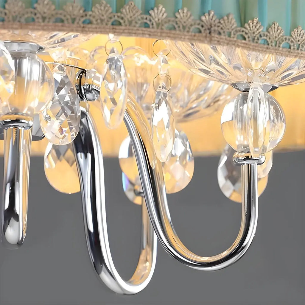 Alloy Luxury Crystal  Pendant Light for Living Room | Desfino