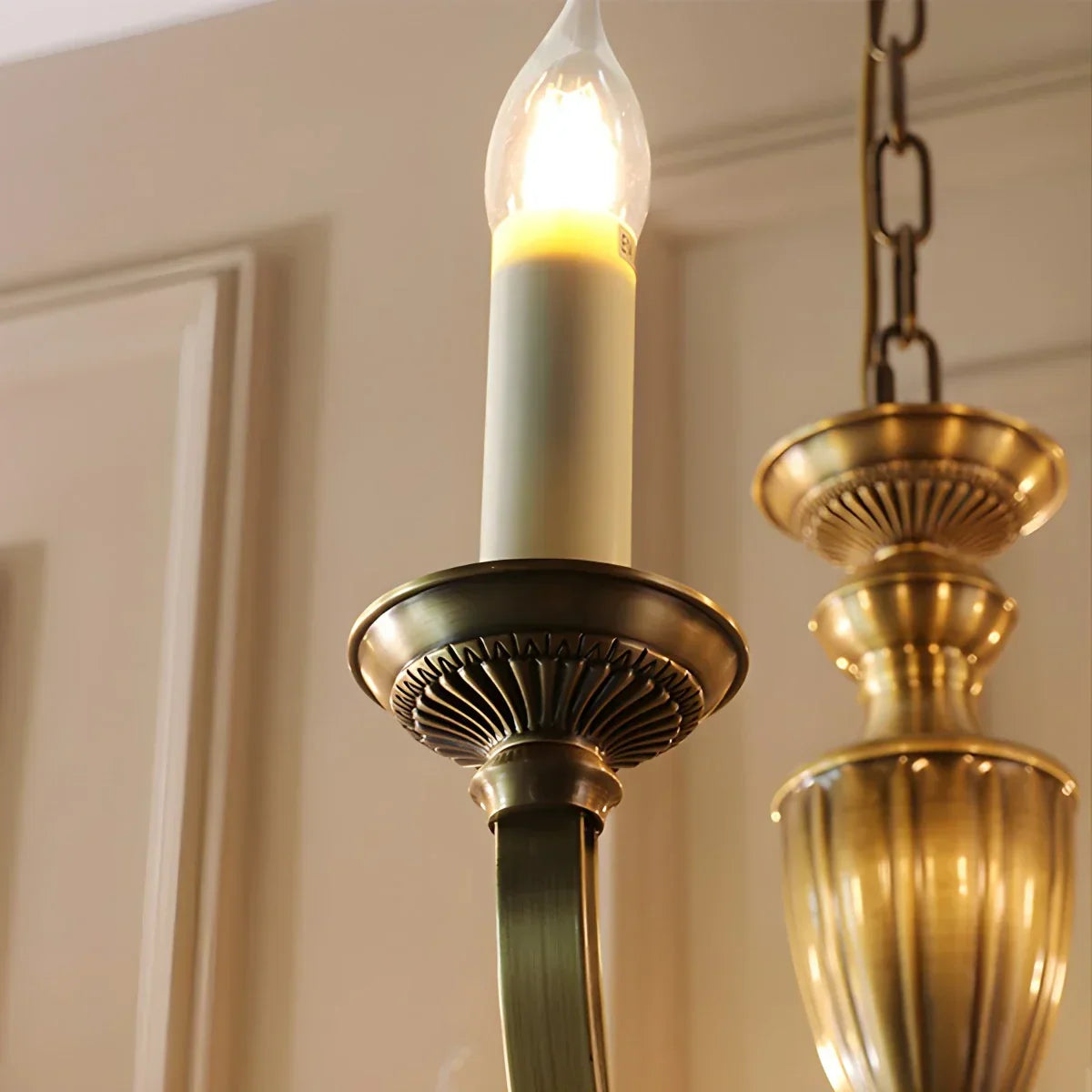 American Vintage Candle Copper Chandelier | Desfino
