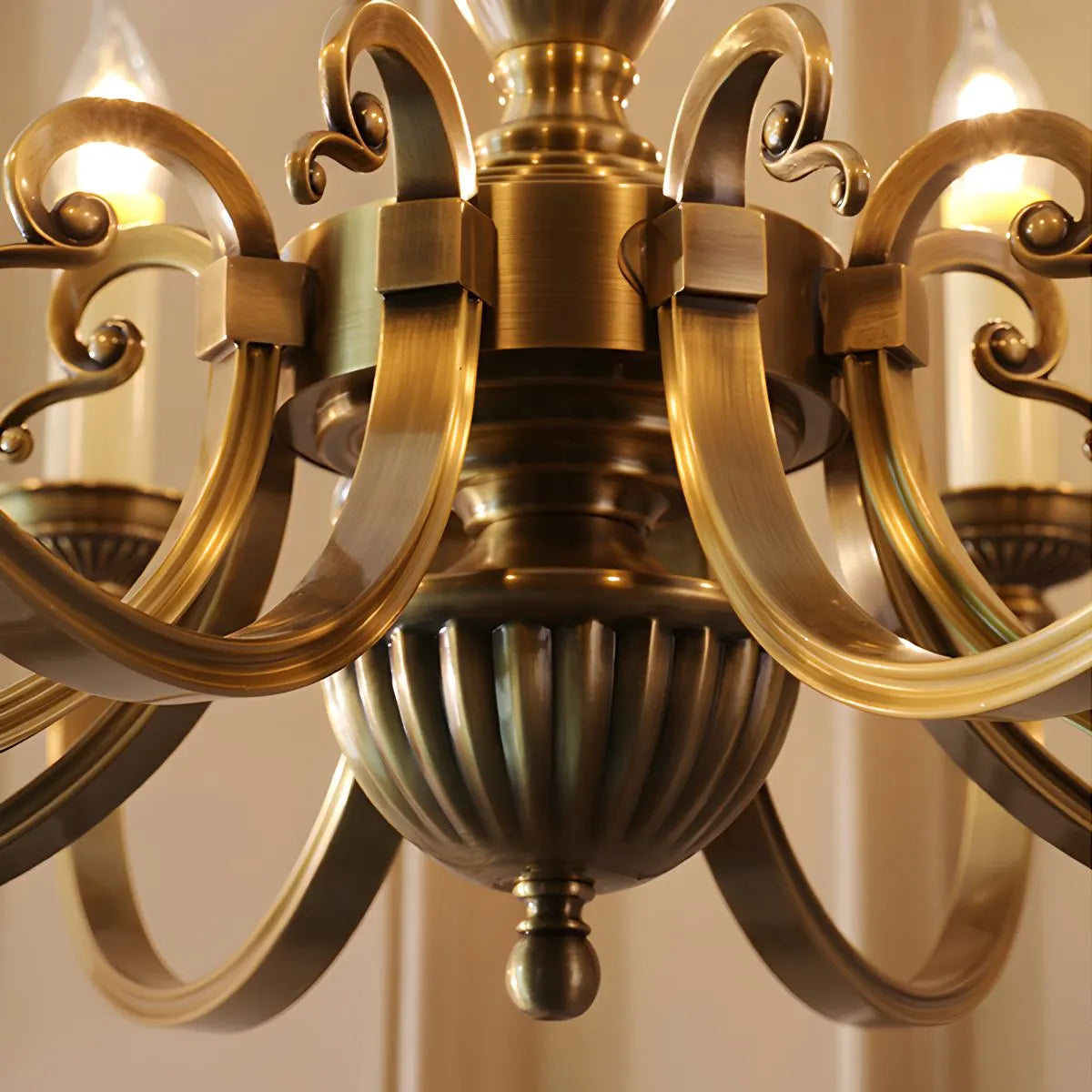 American Vintage Candle Copper Chandelier | Desfino