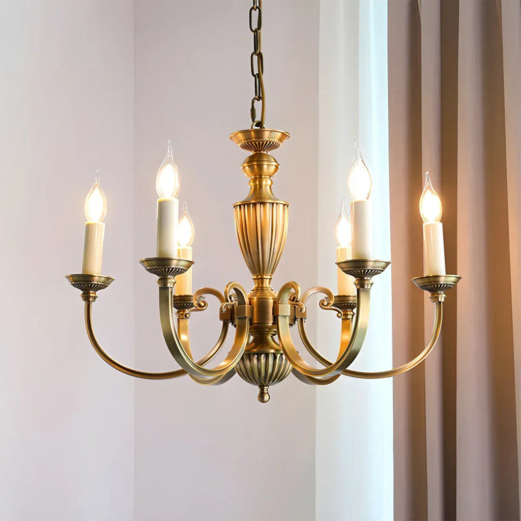 American Vintage Candle Copper Chandelier | Desfino
