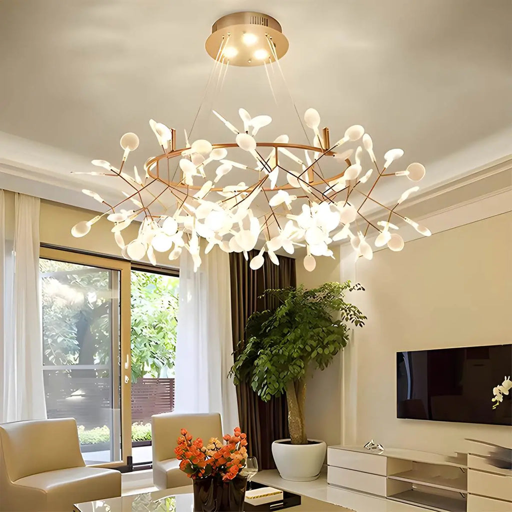 Branch Firefly Chandelier for Living Room | Desfino