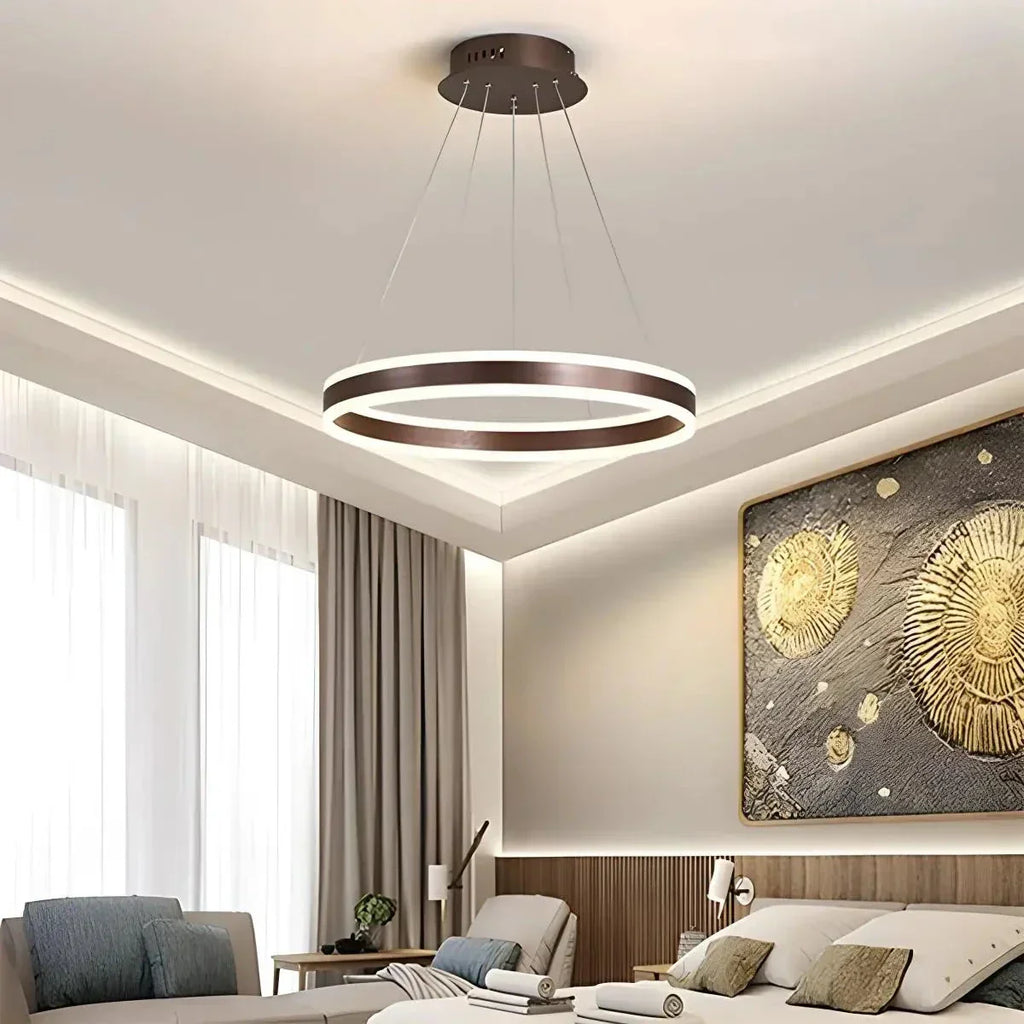 Circle Layered Living Room Chandelier | Desfino