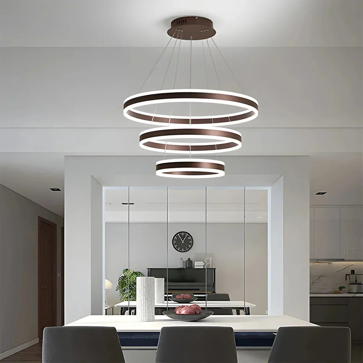 Circle Layered Living Room Chandelier | Desfino