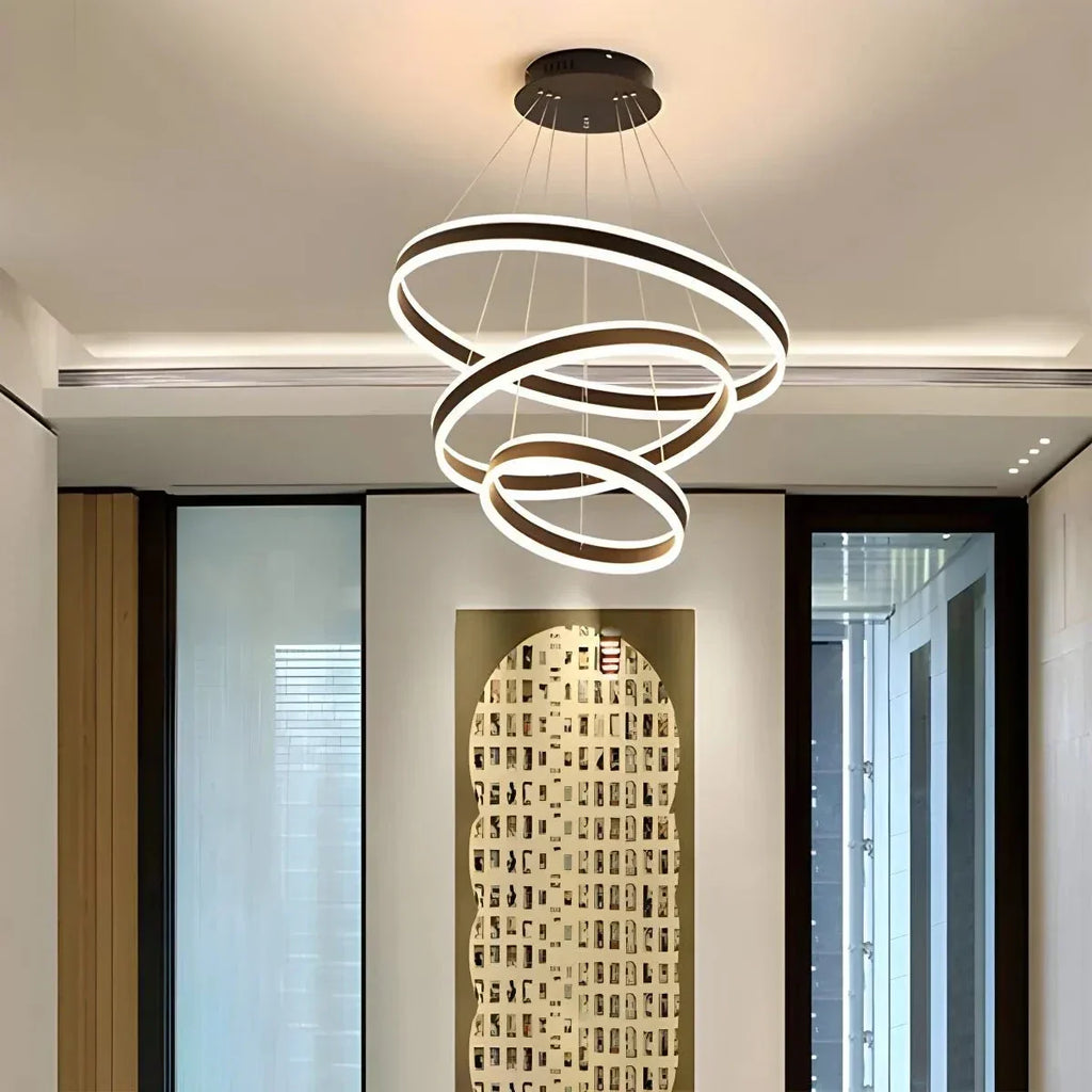 Circle Layered Living Room Chandelier | Desfino